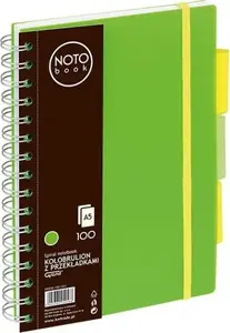 Notebook Grand Kołobrulion A5, 100 sheets, squared, green