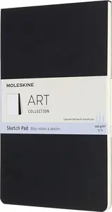Sketch Pad Album L by Moleskine — hardcover sketchbook, 48 sheets, black
