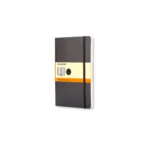 Writing notebook Moleskine QP616 — A5, 192 sheets, black, matt finish, lined paper