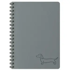Notebook MFP paper Kołozeszyt popielaty 11x15 cm — staple-bound pocket notebook, grey pages