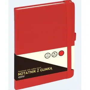 Notebook A6 Grand with elastic strap, squared pages, model 262692
