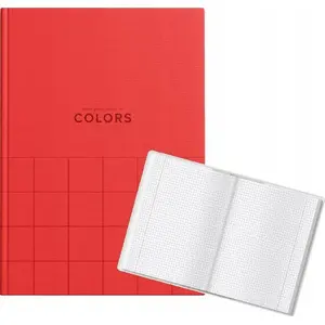 Notebook TOP-2000 Brulion Top 2000 Colors A5, 96 pages, squared, mixed colors