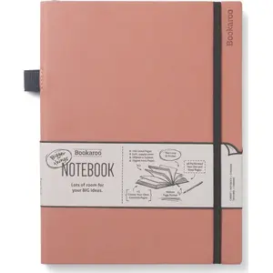 Notebook TEKA Bookaroo Journal large — powder pink — hardcover, ruled pages