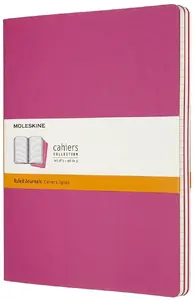 Notebook Moleskine Cahier 120 sheets Pink — Hardcover, Lined 70 g/m²