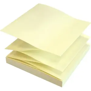 Sticky Notes Stickn Z-notes Q-line yellow 76×76 mm 100 sheets, pack of 12
