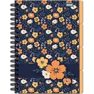 Notebook TEKA Kołozeszyt B5 96 pages squared Flower cover