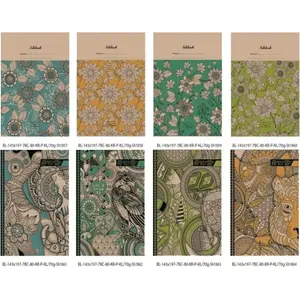 Notepad Fresh 143×197 mm, 80 sheets, squared, decorative cover