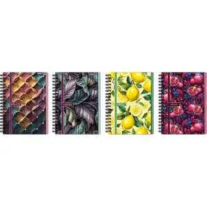Notebook Beniamin B5, 96 sheets, squared paper with microperforation, assorted covers