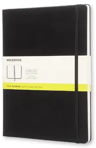 Блокнот Moleskine Classic writing notebook Black — твёрдый переплёт, бумага 70 г/м²