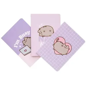 Notebook set Pusheen Moments A6 — 3 pieces, illustrated A6 notebooks