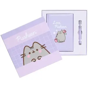 Набор блокнот A5 и ручка Pusheen из коллекции Moments — A5 блокнот с подходящей ручкой