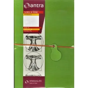 Блокнот Antra Notes A5 Linia Renesans Zielony Photo 1