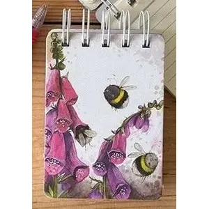 Notebook Incood Kołonotes A7 SSN54 — A7 size floral and bees cover