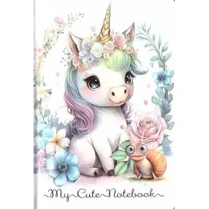 Notebook Fresh 140×95 mm, 64 sheets, squared, 'Unicorn' cover