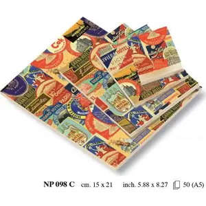 Decorative A5 Notebook ROSSI Notes — A5 format, lined/blank (designer cover)