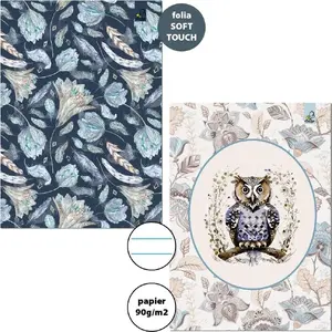 Notebook A4 Bee-bee Boho 32 pages ruled 90 g/m² pack of 5