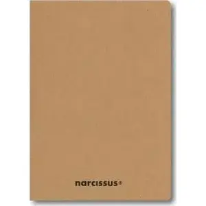Notebook A5 Narcissus Zeszyt 56 pages lined Eco Kraft pack of 6