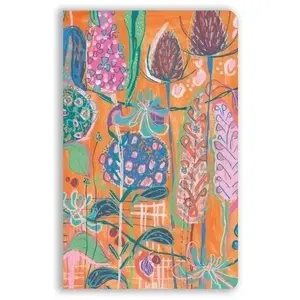 Notebook B6 lined — Flame Tree Publishing — Orange Hydrangea cover, 9781835622186