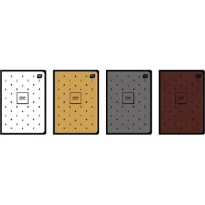Notebook A5 32-page lined Soft Touch chessi pack of 10, INTERDRUK (MPN 477975)