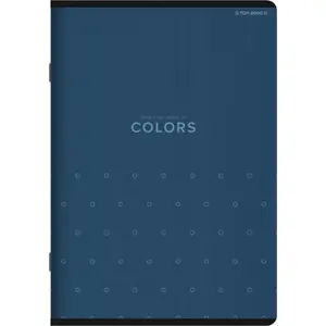 Тетрадь A5 TOP-2000 Zeszyт 60 листов в клетку, Colors набор 10 шт.