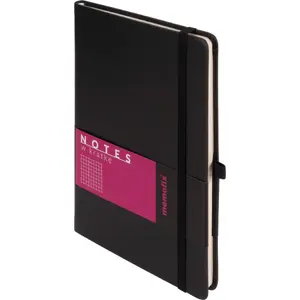 Notebook Antra Notes Memofix A5, grid ruling, black cover