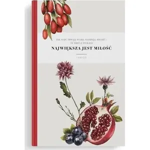 Notebook Szaron Notatnik Lux – 'Tak więc trwają' cover, navy