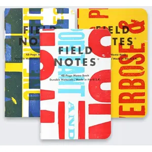 Piezīmju grāmatiņu komplekts IMPACTO GIFTS Notes Field Notes Hatch 3 gab. — kabatas piezīmju grāmatiņas
