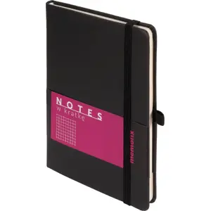 Notebook Antra Notes Memofix B6, grid, black cover