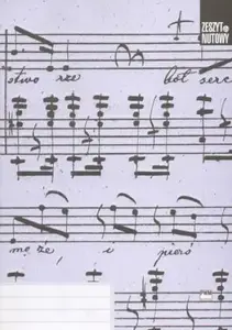 Music Manuscript Notebook Polskie Wydawnictwo Muzyczne Zeszyt nutowy D4 A4 standing for harmony PWM 174769