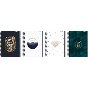 Spiral exercise notebook B5 96 sheets squared paper Beniamin Calm