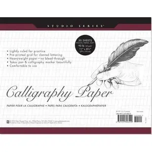 Папка для каллиграфии Peter Pauper Press 228043 — гладкая бумага для туши и перьевых ручек
