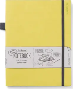 Notebook Peter Pauper Press Bookaroo large — lime green, hardcover journal