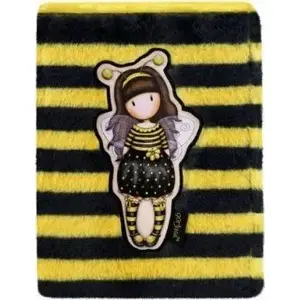 Notebook Santoro Notes gorjuss furry - bee-loved, compact journal by Santoro