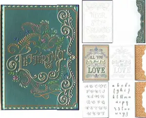 Boncahier decorative notebook 0042-02 Lettering 2 — Boncahier branded notebook, model 0042-02 Lettering 2