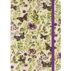 Notebook Peter Pauper Press Mini Motyle Ametystowe – pocket-sized lined journal (Peter Pauper Press)