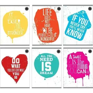 Notebook A5 Ziemia Obiecana Zeszyt 80 pages squared Grunge design (pack of 10)