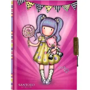 Notebook Santoro Gorjuss Fairground First Prize — Zamykany notes, decorative cover, Santoro 490812