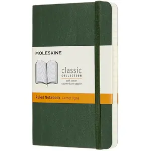 Notebook Moleskine 322915 — hardcover ruled pocket writing notebook, black cover