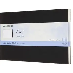 Watercolour Notebook Moleskine Watercolour L 13×21 cm, 20 sheets, black cover
