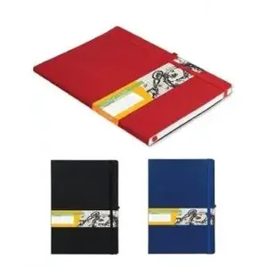 Notebook Antra Notes B5 Linia Impresja — B5 ruled notebook, black cover
