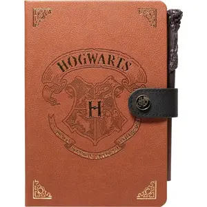 Notebook A5 Erik Harry Potter leather-style cover with pen wand (MPN 4672)