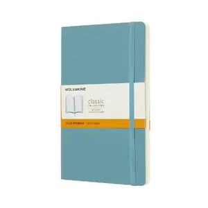 Блокнот Moleskine Classic мягкая обложка, в линейку, синий, бумага 70 г/м², матовая