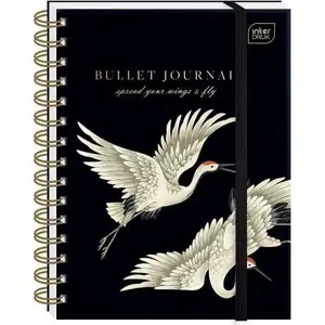 Spiral-bound organizer INTERDRUK Bujo A5 224 pages, 80 g/m², Birds