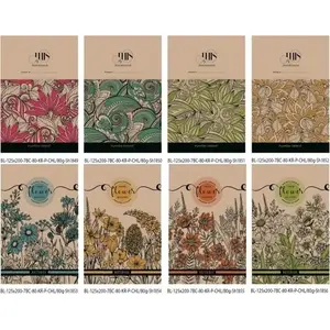 Decorative Notebook Fresh 125×200 mm, 80 sheets, plain paper, TW binding