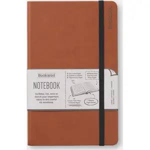 Блокнот TEKA Bookaroo Journal A5 — коричневый, формат A5, твердая обложка