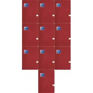 Notebook Oxford B5 60-sheet squared Touch pack of 5 — Oxford 635101