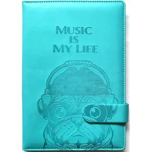 Notebook Fresh A5 64 pages plain paper — children's design 'Bulldog' (511120)
