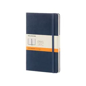 Rakstāmraksts Moleskine Classic cieta iesējuma 240 lapas līnēts 70 g/m² zils