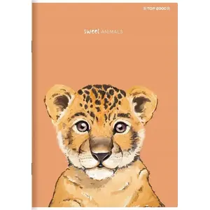 A5 Notebook TOP-2000 Sweet Animal, 80 pages, grid