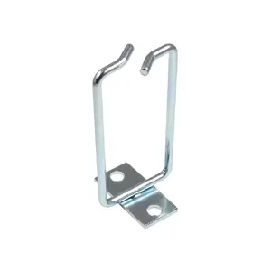 Kabeļu skava Alcasa GC-N0046 — cinkota tērauda, 40×80×4 mm, metāliska